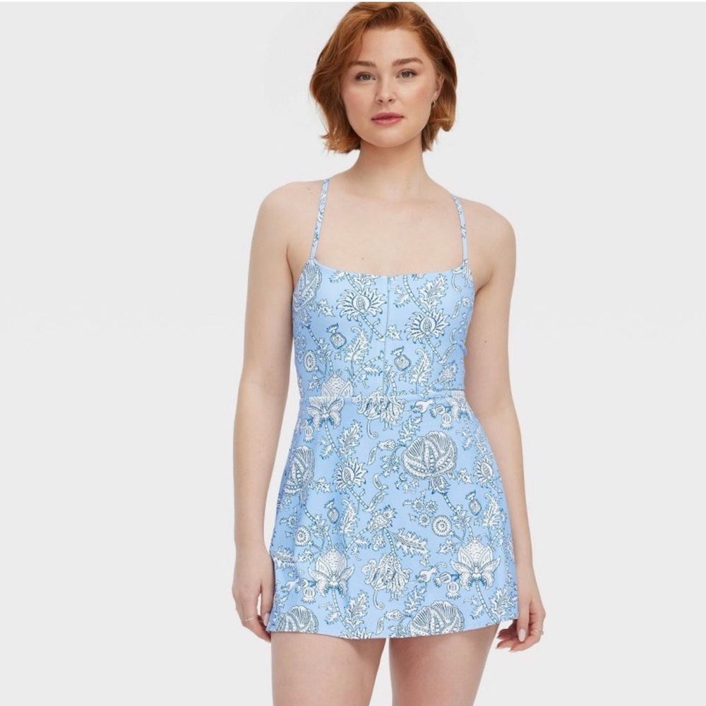 Roller Rabbit Blue and White Floral Dress